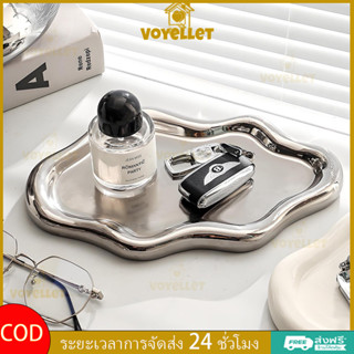 ถาดเซรามิค ชั้นเดียว หรูหรา สําหรับใส่เครื่องประดับ น้ําหอม …