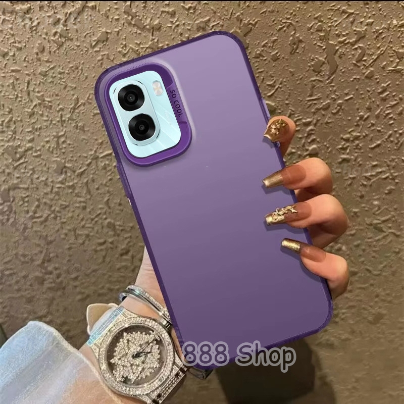 PC Matte IMD สําหรับ Oppo A6 A6T A6TPro A6X A6Pro A6C  A6S Reno13 13F 13Pro A3Pro A3X Reno12 Reno12Pro เคสกันกระแทก 049