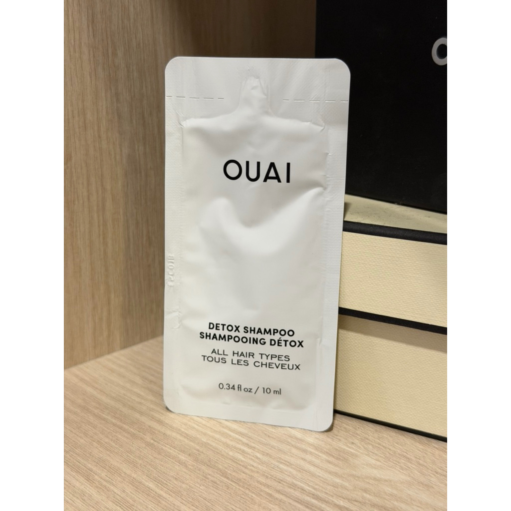 (New) Ouai Detox Shampoo 10ml (แบรนด์ดังจาก 🇺🇸) คุ้มมาก 1 ซอง ใช้ได้หลายครั้ง แชมพูช่วย detox หนังศร