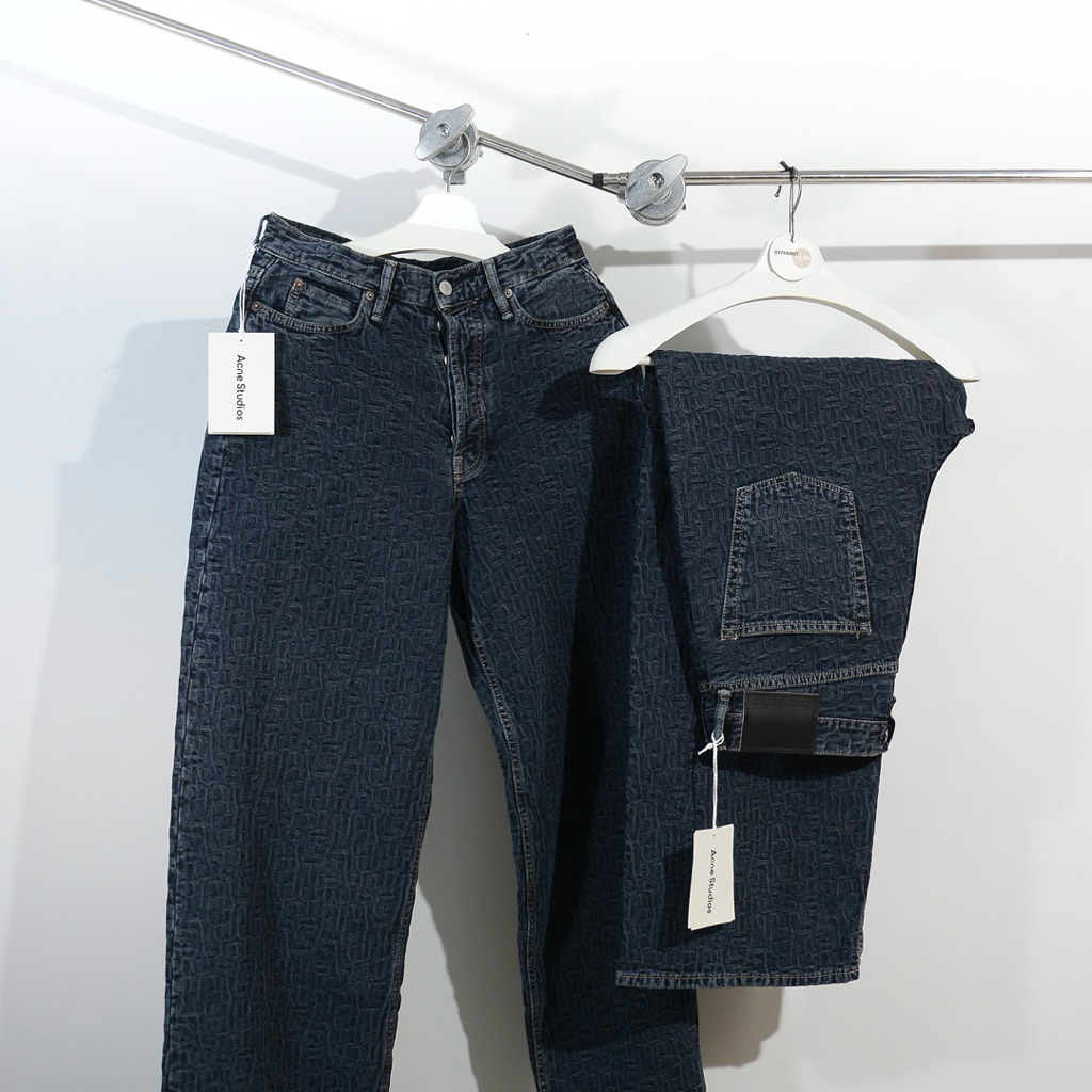 Acne Studios embossed jeans