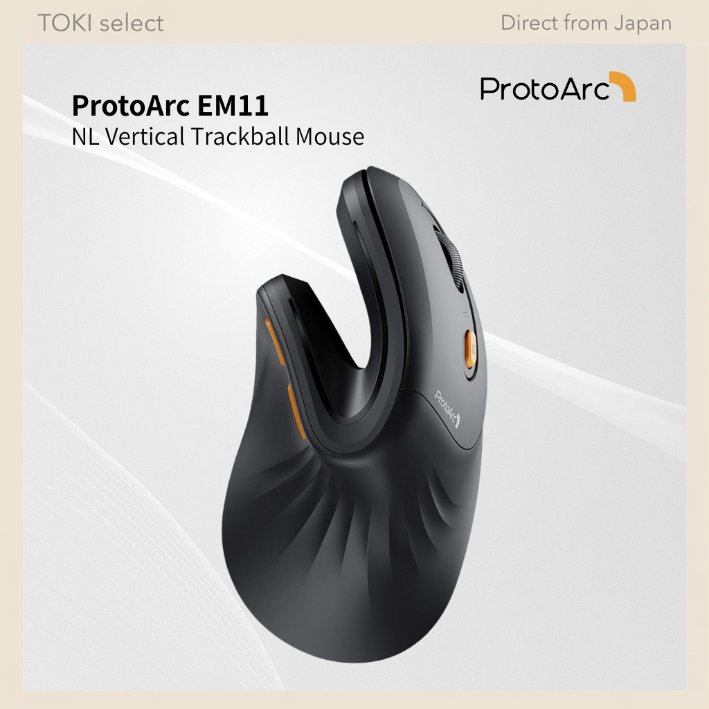 ProtoArc Ergonomic Wireless Mouse: Multi-Device (BT & 2.4G) Vertical Design for PC/Mac/Android
