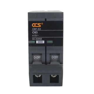 เซอร์กิตเบรกเกอร์ เมนเบรกเกอร์ ลูกย่อย Circuit Breaker 1P / 2P / 3P ขนาด 10A-63A รุ่น CM1-63 USA (Plug-on)