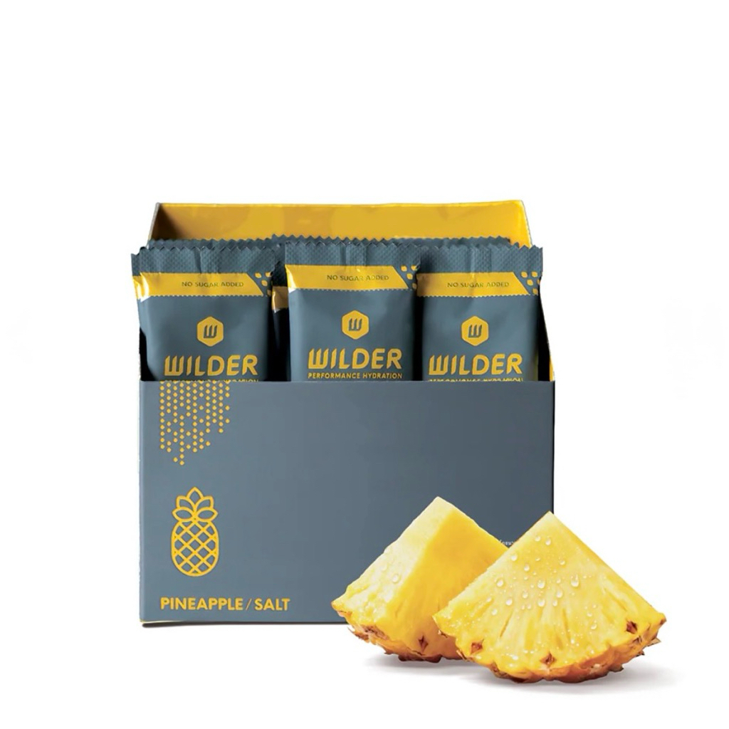 Wilder Pineapple / Electrolytes - Fast Hydration, Zero Sugar เกลือแร่ไร้น้ำตาล รสสัปปะรด (30 ซอง)