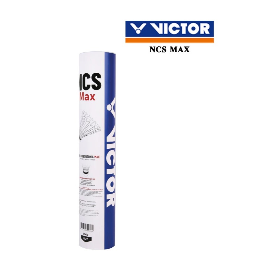 VICTOR ลูกแบดมินตัน รุ่น NCS MAX ( 1 หลอด 12 ลูก )