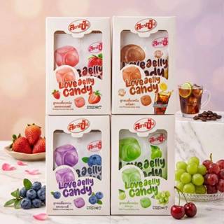 เลิฟ เจลลี่ แคนดี่ เยลลี่กลิ่นผลไม้ต่างๆ อร่อย เคี้ยวหนึบ จี…
