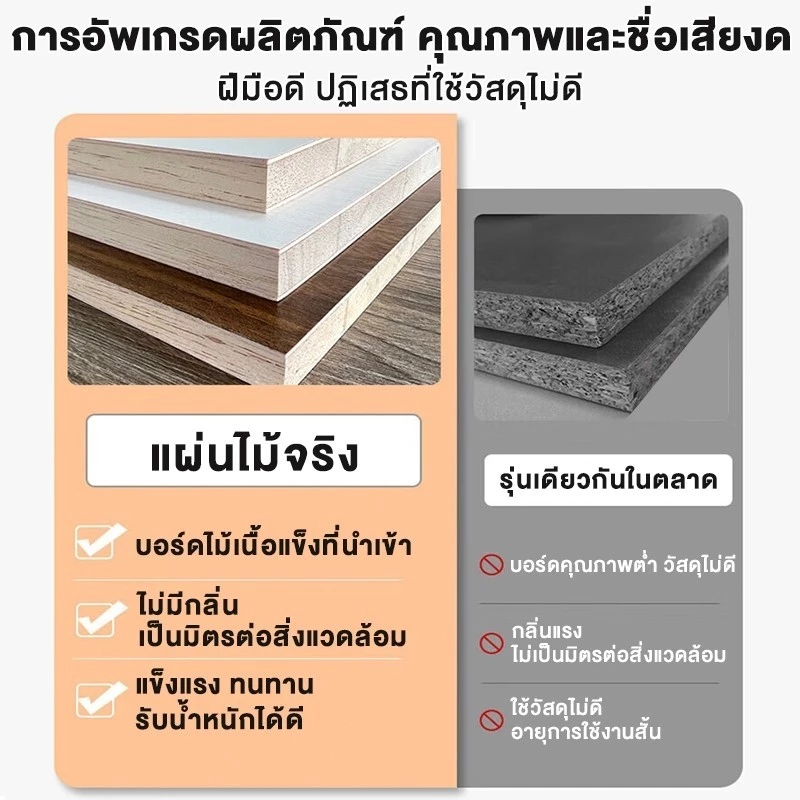 ตู้เก็บของไม้ทรงเตี้ย ลิ้นชักสไตล์มินิมอล thumbnail 5