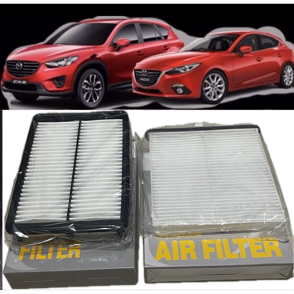ซื้อคู่คุ้มกว่า กรองอากาศ+กรองแอร์ Mazda3  (เครื่องยนต์2.0 )Skyactiv CX-5 (เครื่องยนต์2.0/2.5​ ) ปี 