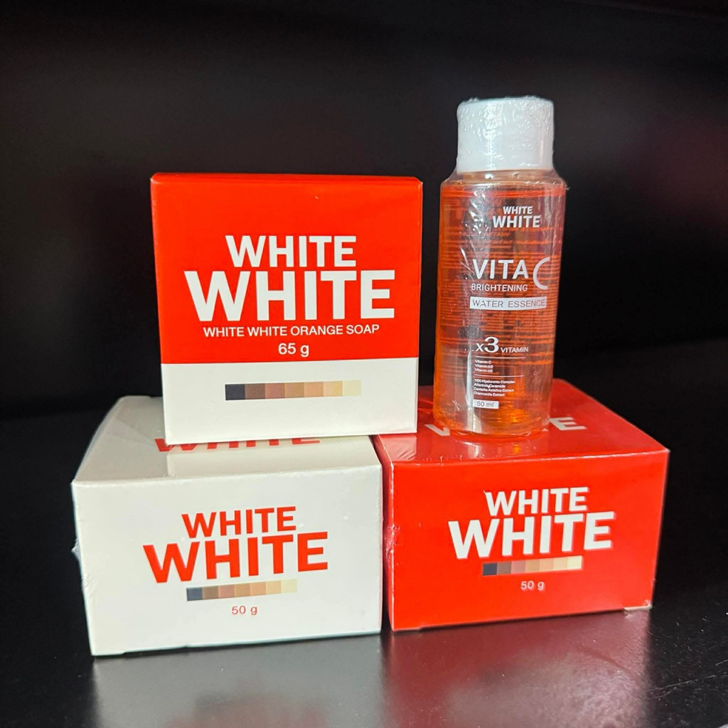 เซ็ทครีม whitewhite ไลท์ไวท์ บอดี้ครีม แถมvc 1 ขวด +สบู่1ก้อน ได้ 4 ชิ้น📌พร้อมส่ง (ใหม่ล่าสุดของแท้💯)