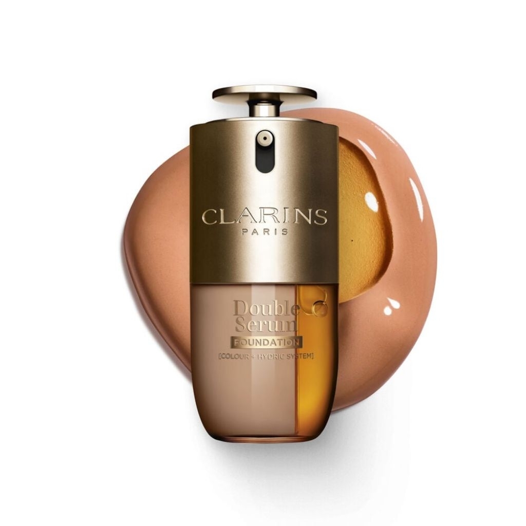 Double serum foundation clarins