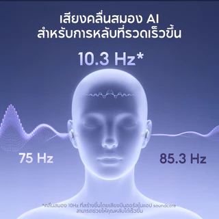 ANKER Soundcore Sleep A30 หูฟังบลูทูธ Earbuds 10 ชม Comfort ANC หูฟังตัดเสียงรบกวนขณะนอนหลับ Smart Noise Masking D1301