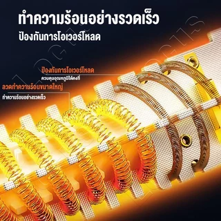 เครื่องเป่าลมร้อน 2500W 2ระดับ จอแสดงผลอุณหภูมิ 50-650 ความเร็วพัดลมปรับได้ ใช้สำหรับฟิล์มหดบรรจุภัณฑ์ฟิล์มรถยนต์เพื