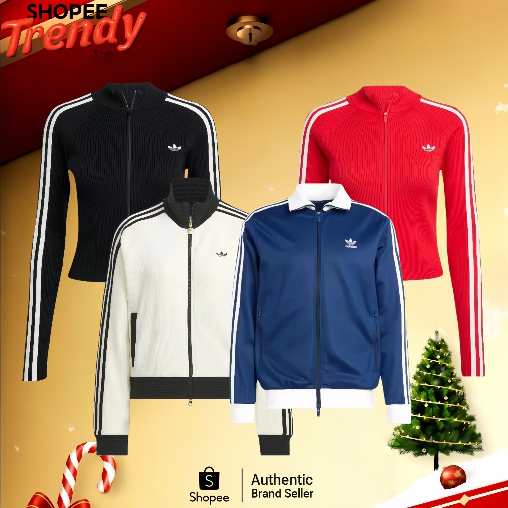 🌷ของแท้ 100% 🎆 Adidas Originals RETRO FW24 SPORTS DROP 1 เสื้อโค้ท เสื้อแจ็กเกต เสื้อผ้า