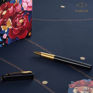 สลักชื่อฟรี Parker Tiger Sniffs Rose Gift Set Series Vector XL Rollerball Pen ปากกาปาร์คเกอร์ เซ็ทเสือกุหลาบ