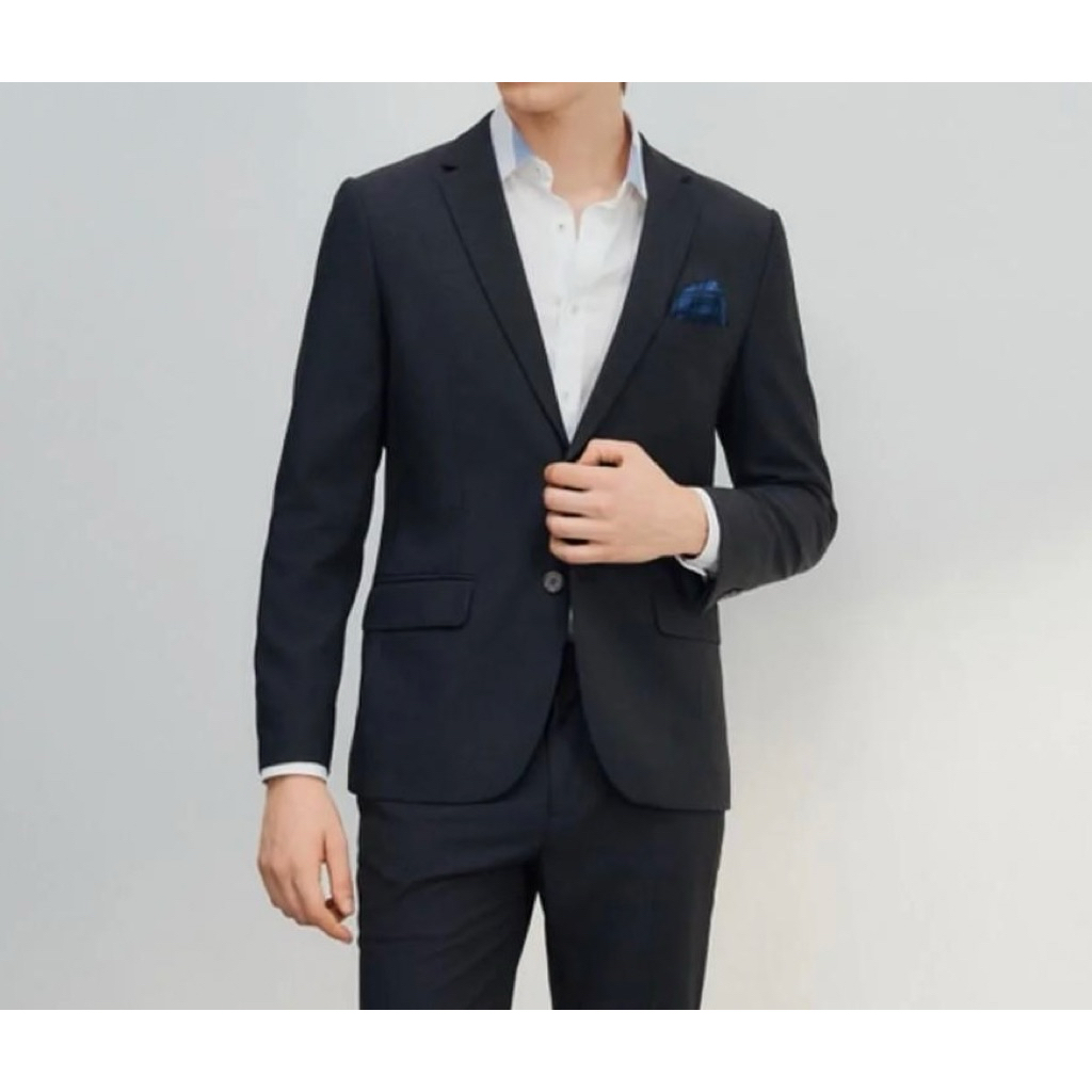 G2000 เสื้อสูทผู้ชายสีดำ ทรง SMART FIT เสื้อสูทผู้ชายแบบเป็นทางการ