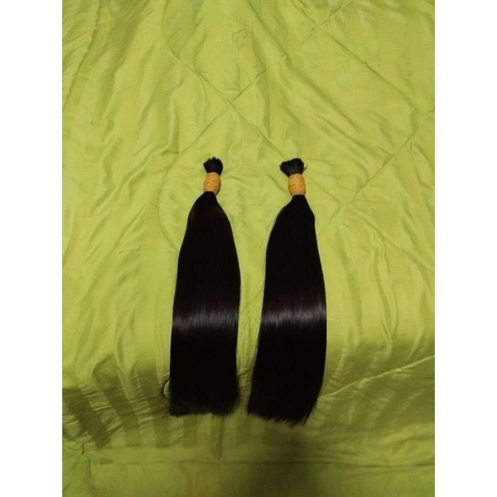 ผมแท้100% ตัดสด30 นิ้ว (60-62ซม.)