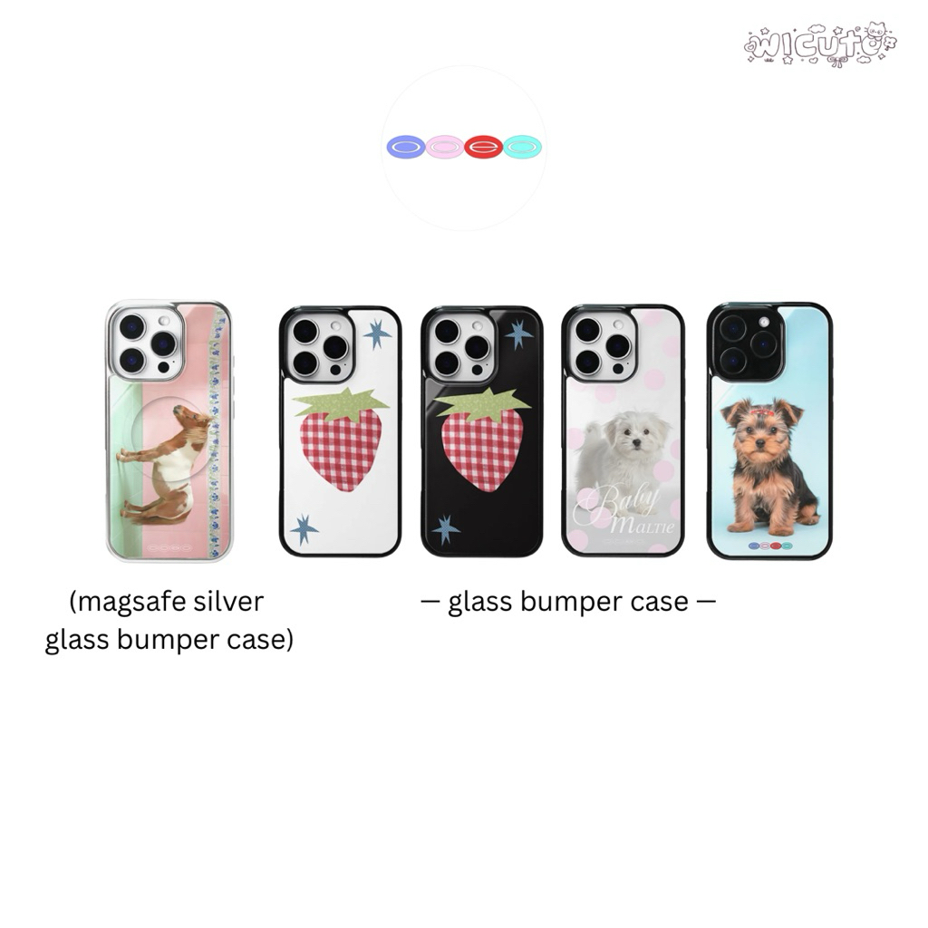 (pre-order)1081‎ glass bumper case‎🛁🤎