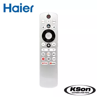 รีโมททีวี ไฮเออร์ มีสั่งการด้วยเสียง Haier TV Remote Control with Voice Control รุ่น HTR-U33G HE-V18