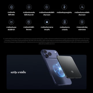 [NEW] Xiaomi UltraThin Magnetic Power Bank 5000 15W ชาร์จเร็วได้ 3 แบบ พาวเวอร์แบงค์ไร้สาย แบตอึด บางเบา พกพาสะดวก