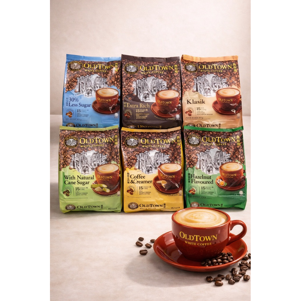 OldTown​ Old​ Town​ White​ Coffe กาแฟขาว / ชา OldTown Old Town White Coffee