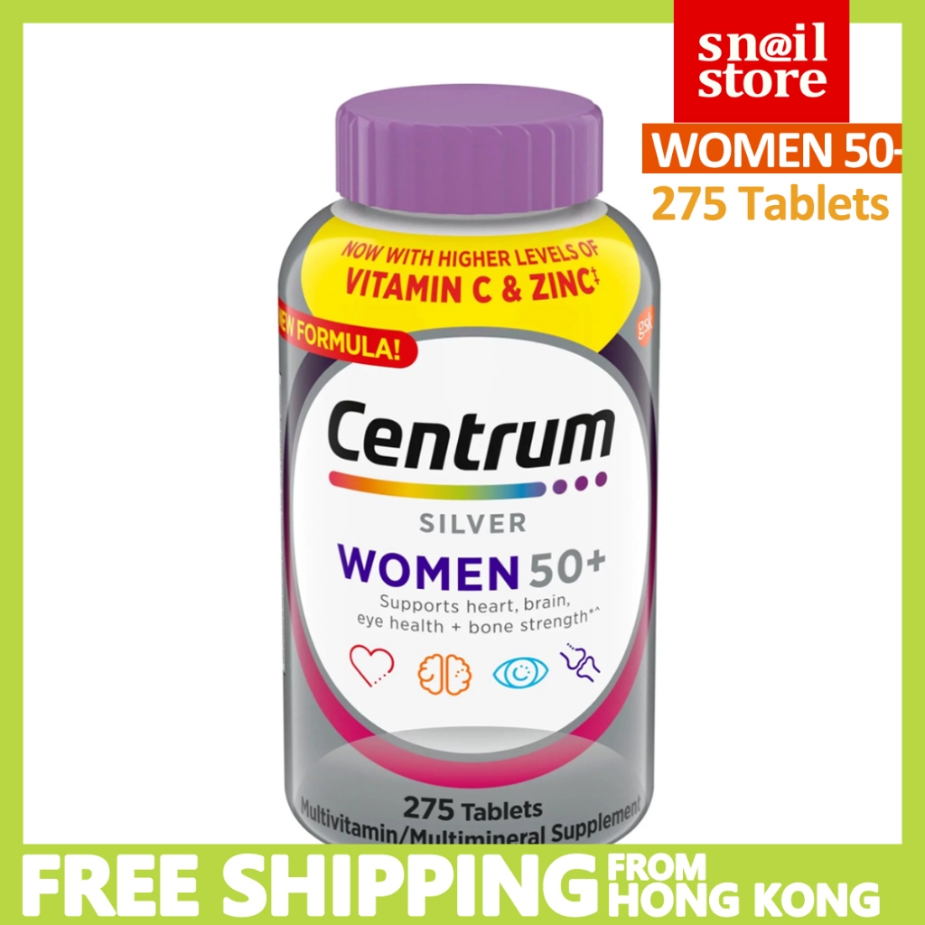 Centrum Silver Women 50+ Multivitamins （EXP 2027） (275 tablets)