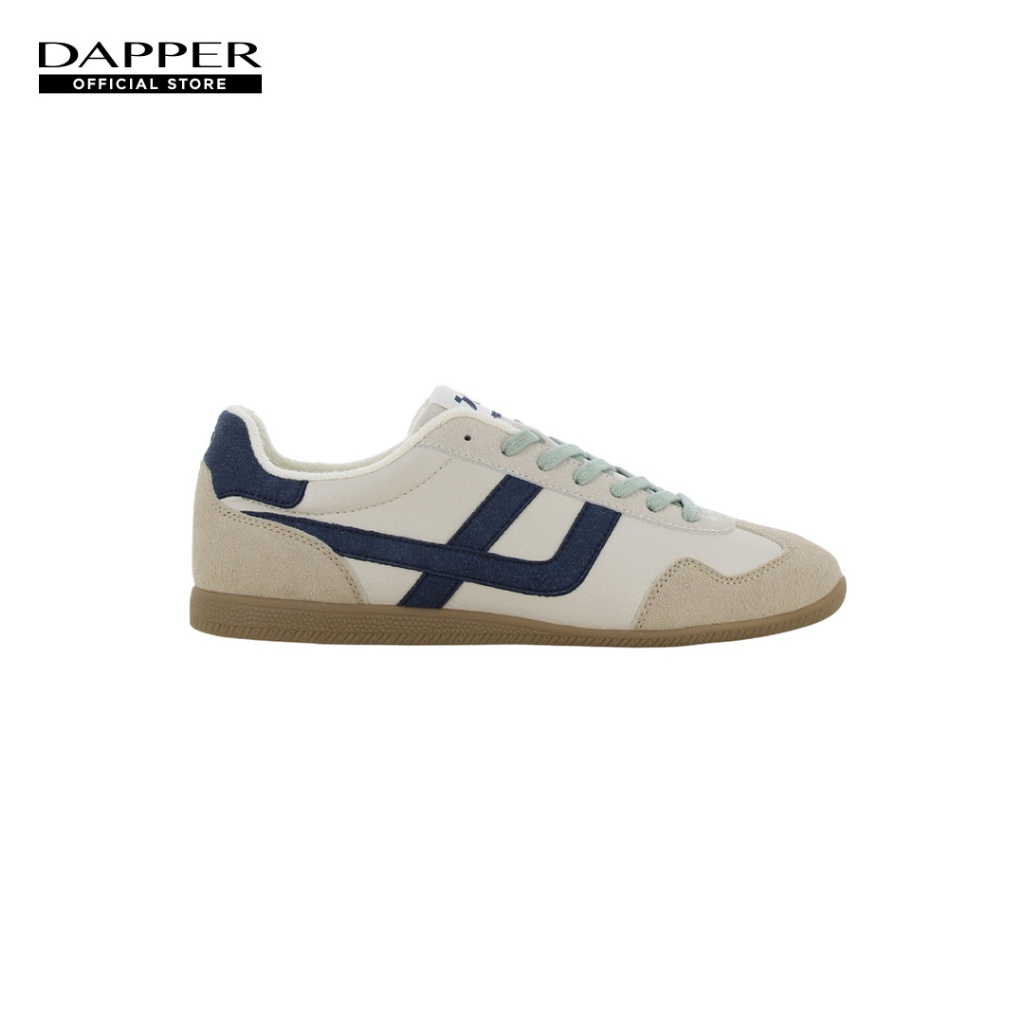 DAPPER รองเท้าผ้าใบ Vegan Court Sneakers สีกรมท่า (HPK/NA/744SK)