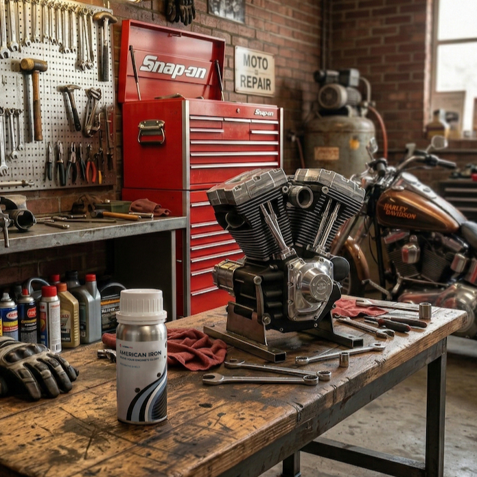 เคลือบปกป้องเครื่องยนต์และโครเมี่ยม American Iron