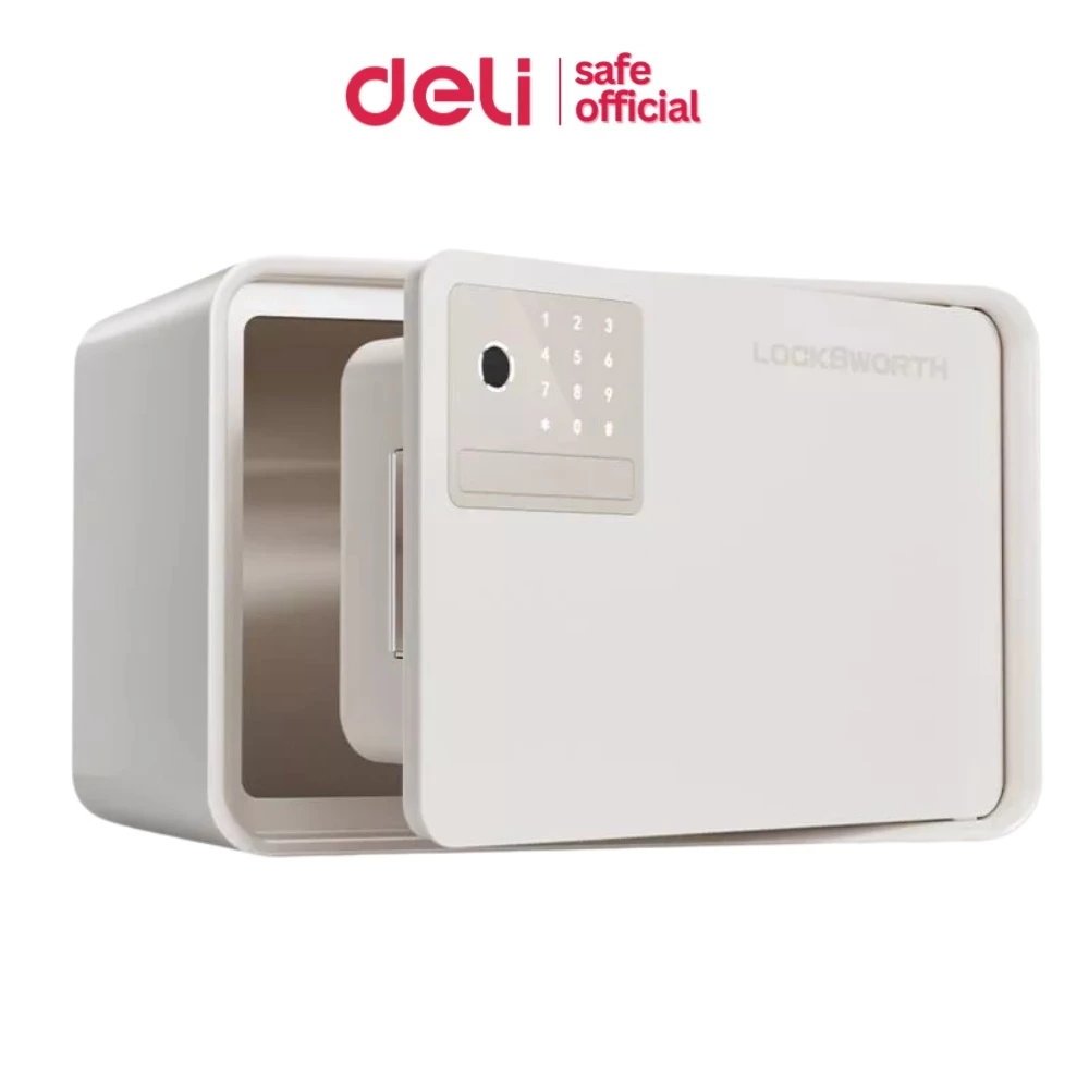 Deli ตู้เซฟนิรภัย ตู้เซฟอิเล็กทรอนิกส์ ดิจิตอล สไตล์มินิมอล แข็งแรง ทนทาน รับประกัน1ปี Safe Box