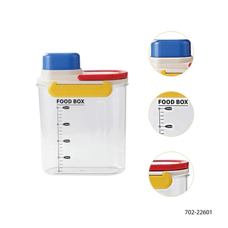 [22601] Kanimal Pet Food Box 2.5L กล่องเก็บอาหารเม็ด ถังเก็บอาหารเม็ด ขนาด 20 x 11 x 26.5 ซม.