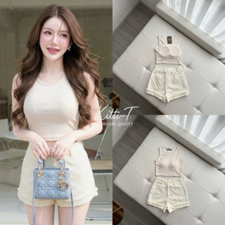 KT 1283 ชุดเซทเรียบสวย ชุดลุคคุณหนู Kitti