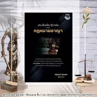 ประเด็นเด็ด ฎีกาเด่น กฏหมายอาญา (ณัฐพงศ์ สุวรรณ) ผู้พิพากษา แถมปก((สินค้าตั้งราคาสูงกว่าราคาปก เนื่องค่าคอมมิชั่นปรับสูง