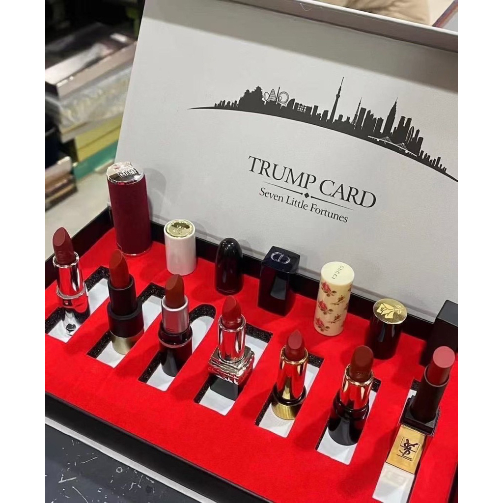ชุดเซ็ตลิปสติก Trump Card Seven Little Fortunes. แบรนด์ดัง 7 แท่ง