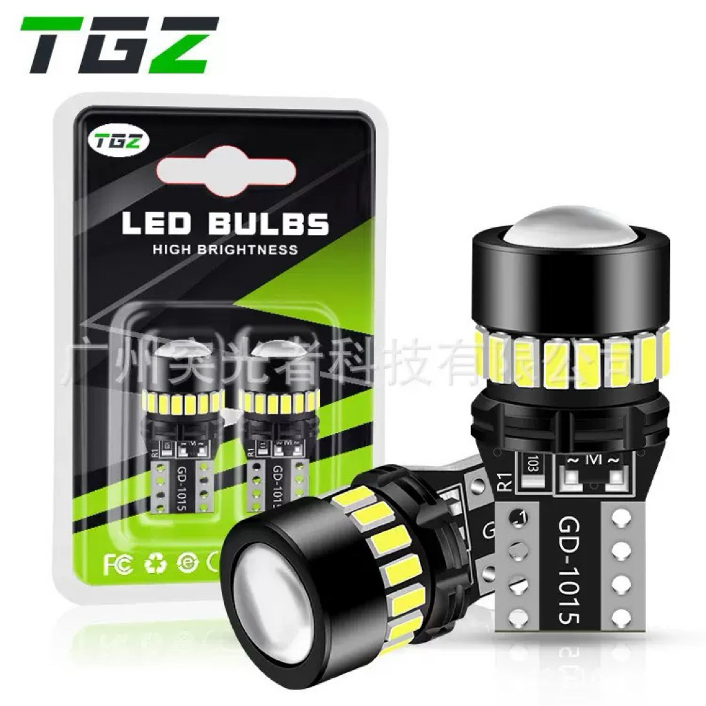 ( แพ็ค2ชิ้น) T10 W5W 18SMD หลอดไฟ canbus 12V รถยนต์รถมอไซด์มี 7 สีให้เลือกค่ะ