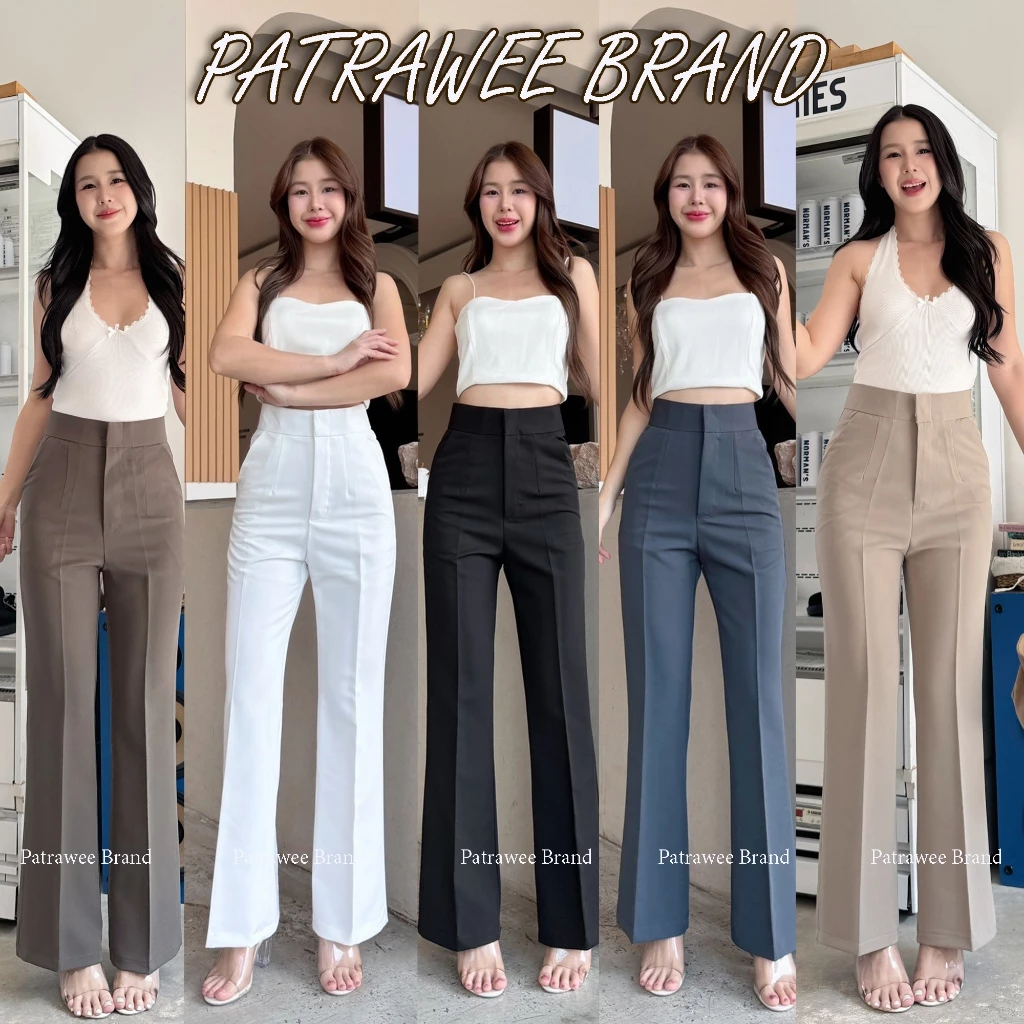พร้อมส่ง P43 กางเกงขาม้า กางเกงขาม้าน้อย หรือขาม้าเล็ก S-XL งานตะขอดีเทลซิปหน้า แต่งกระเป๋า 2 ข้าง