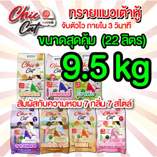 ทรายเต้าหู้ Chic@Cat 22 ลิตร ผลิตภัณฑ์สำหรับแมวเพื่อคนรุ่นให…