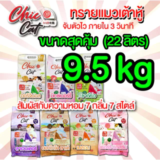 (ส่งด่วนกทม.)ทรายเต้าหู้ Chic@Cat 22 ลิตร ผลิตภัณฑ์สำหรับแมวเพื่อคนรุ่นใหม่ 🇯🇵