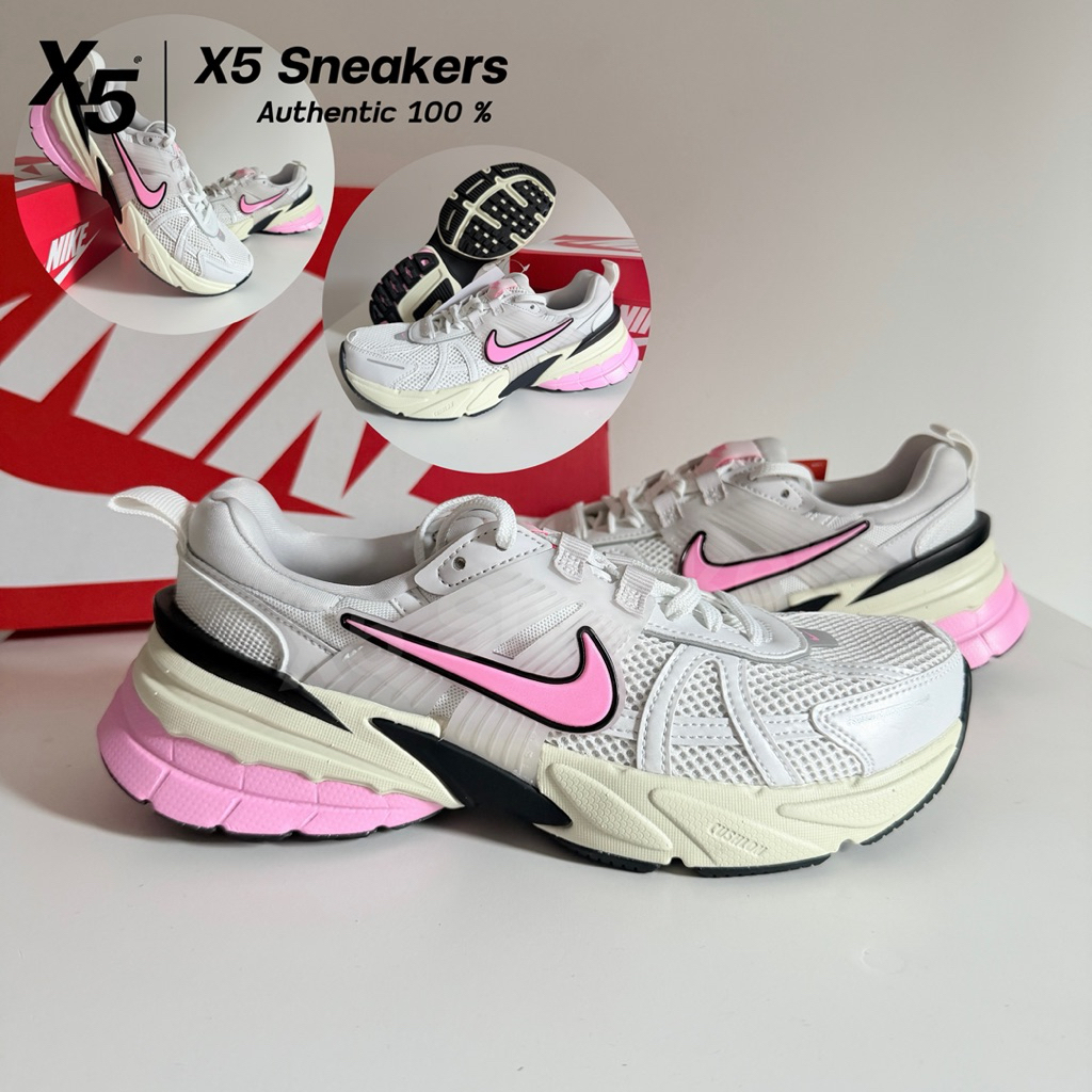 Nike ของแท้ 100% V2K สีชมพูป๊อกกี้
