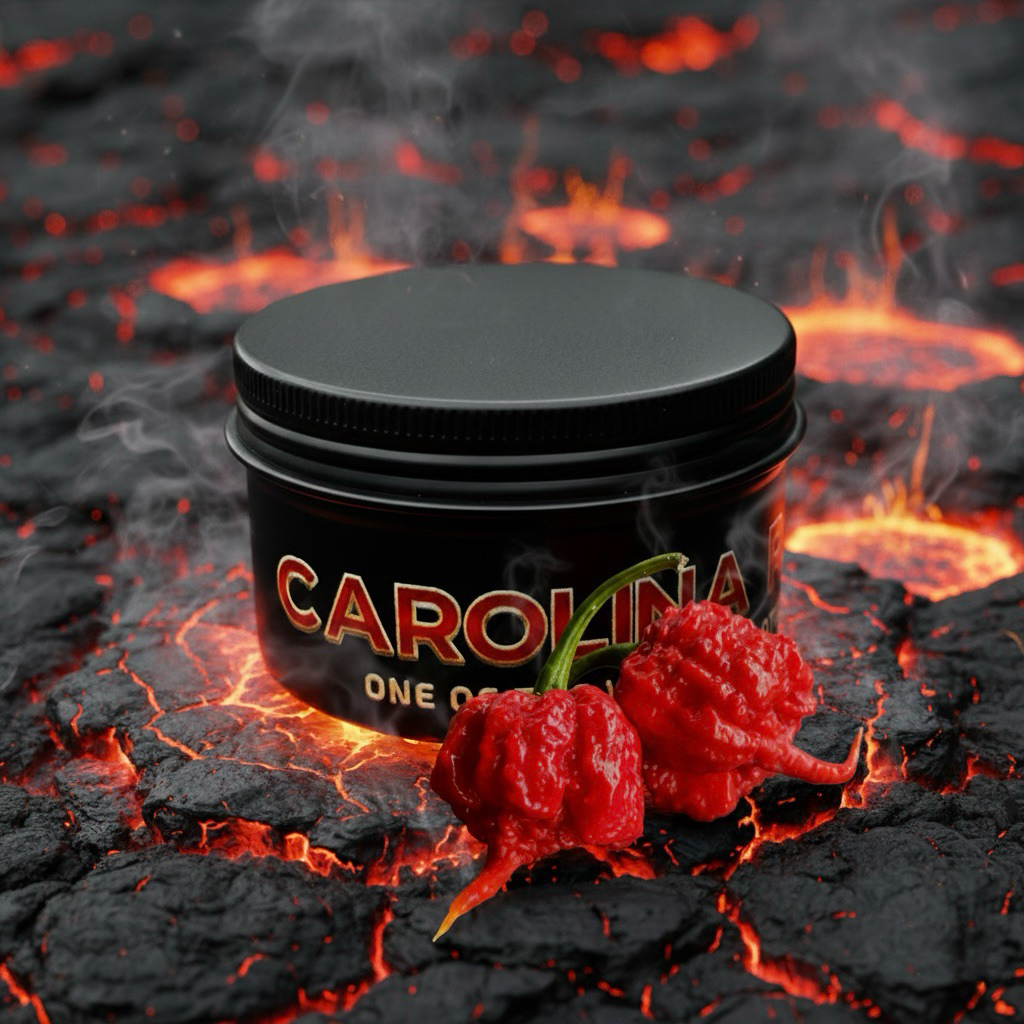 พริกแคโรไลนา รีพเปอร์ 100% ขนาด 40G. พริกที่เผ็ดร้อนที่สุดในโลก 2,200,000SHU มีแบบผงและแบบป่น