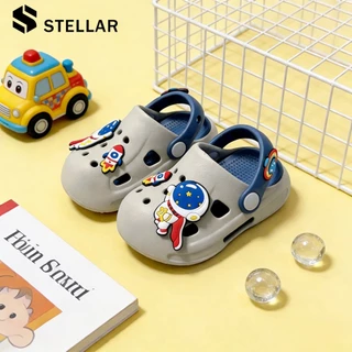 [ส่งทุกวัน] ใหม่😊STELLARรองเท้าอวกาศแบบสวมมีรัดส้น(เพิ่ม2เบอร์) สีสันสดใสยางนิ่มไม่แข็ง ใส่สบาย 😊