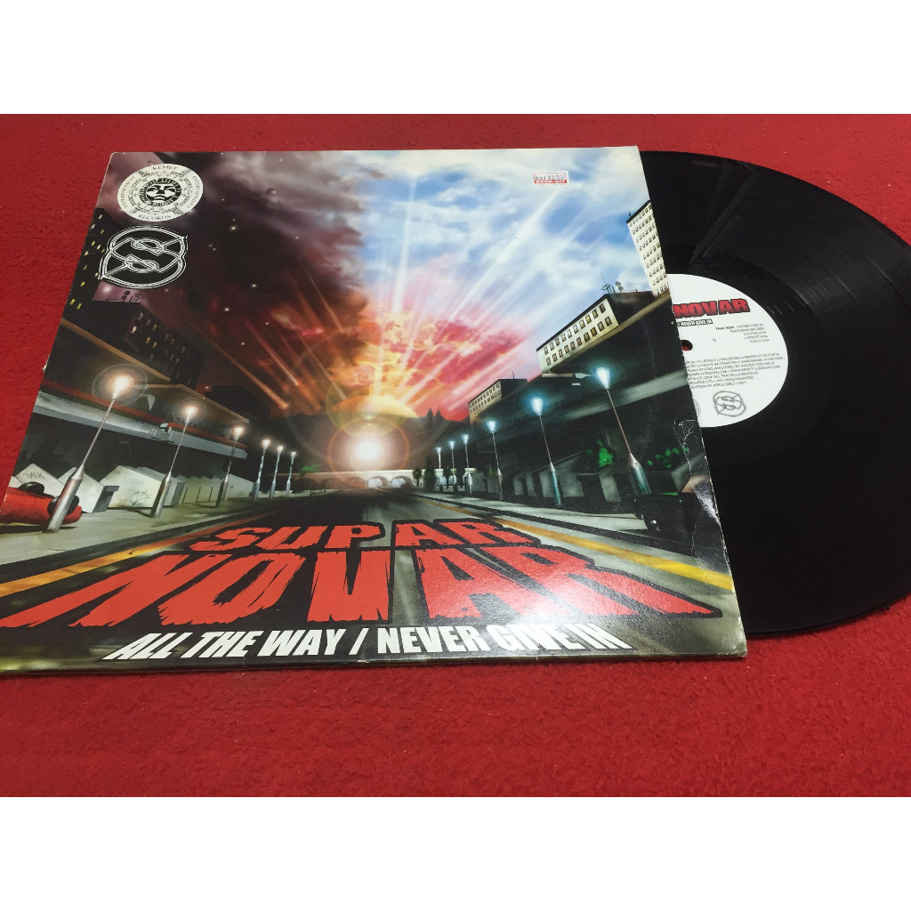 Supar Novar - All The Way  Never Give In ขนาด 12 นิ้ว LP ร้าน PinHaiMusic B115