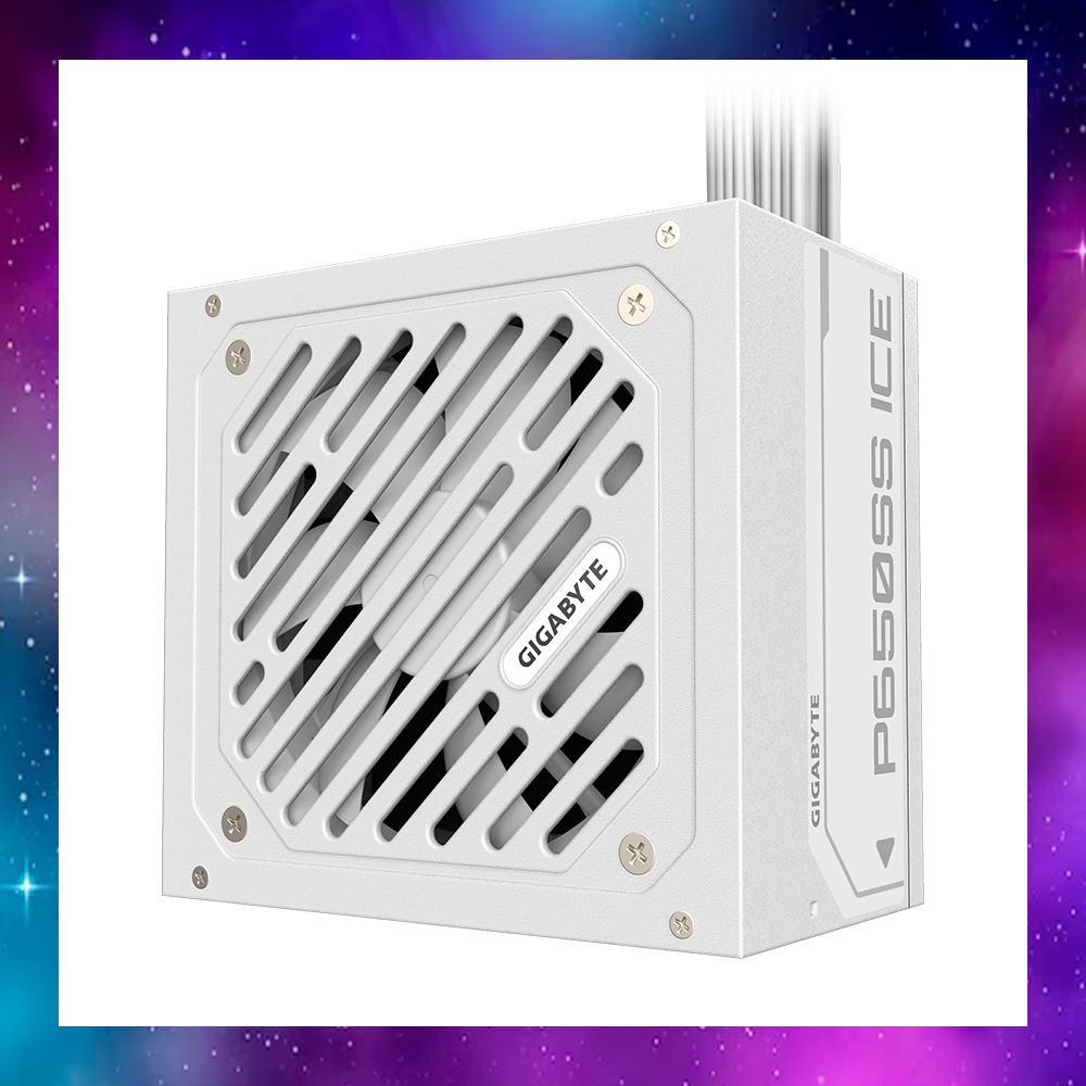 POWER SUPPLY (อุปกรณ์จ่ายไฟ) GIGABYTE - 650W 80 PLUS SILVER (GP-P650SS) ใช้งานปกติ ประกัน3/2028