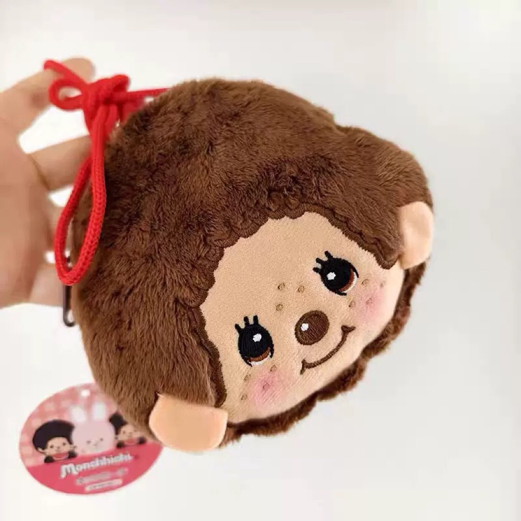 [พร้อมส่ง🇹🇭] กระเป๋าใส่เหรียญพร้อมสายคล้อง Monchhichi & Friends