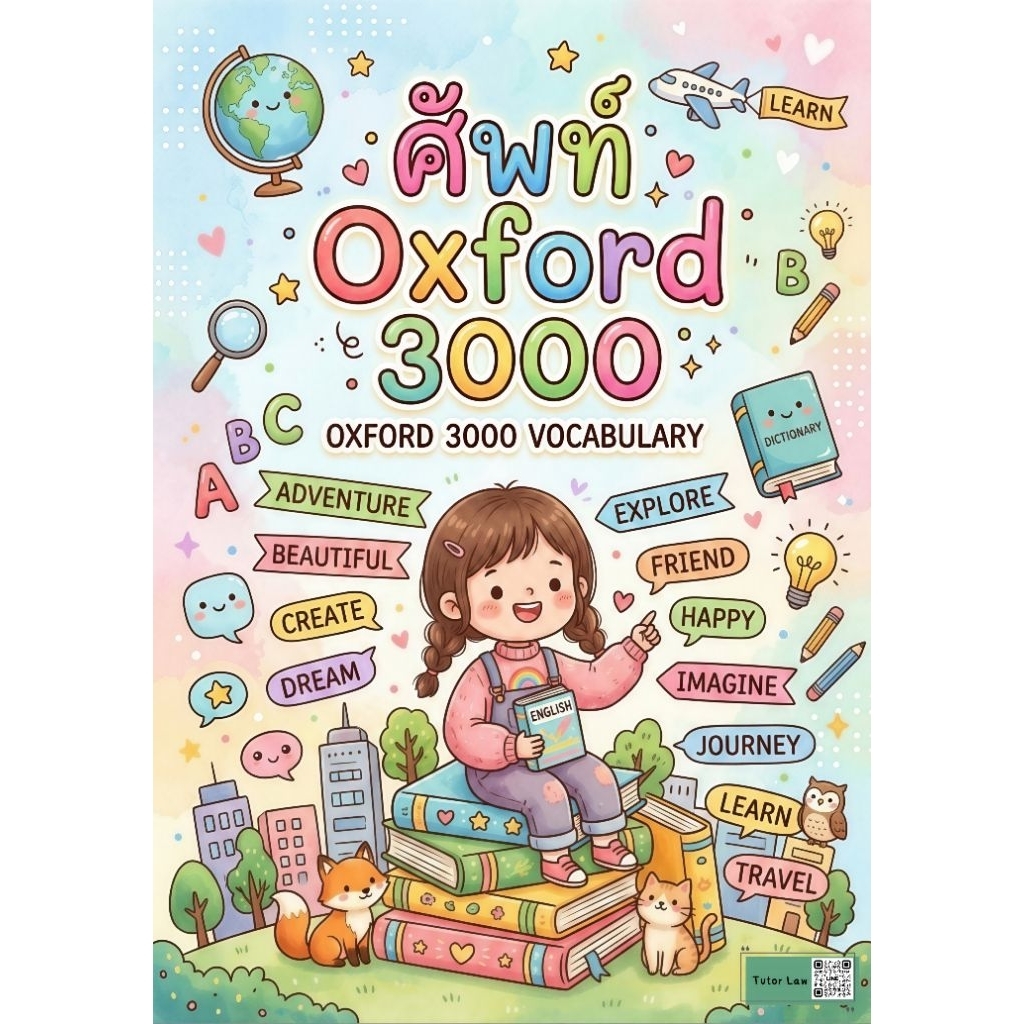หนังสือภาษาอังกฤษ 3000 คำ (ศัพท์ Oxford 3000) สำหรับการเรียนรู้และพัฒนาทักษะภาษา