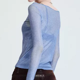 Merge Official - Rowie Sheer Top (พร้อมส่ง)