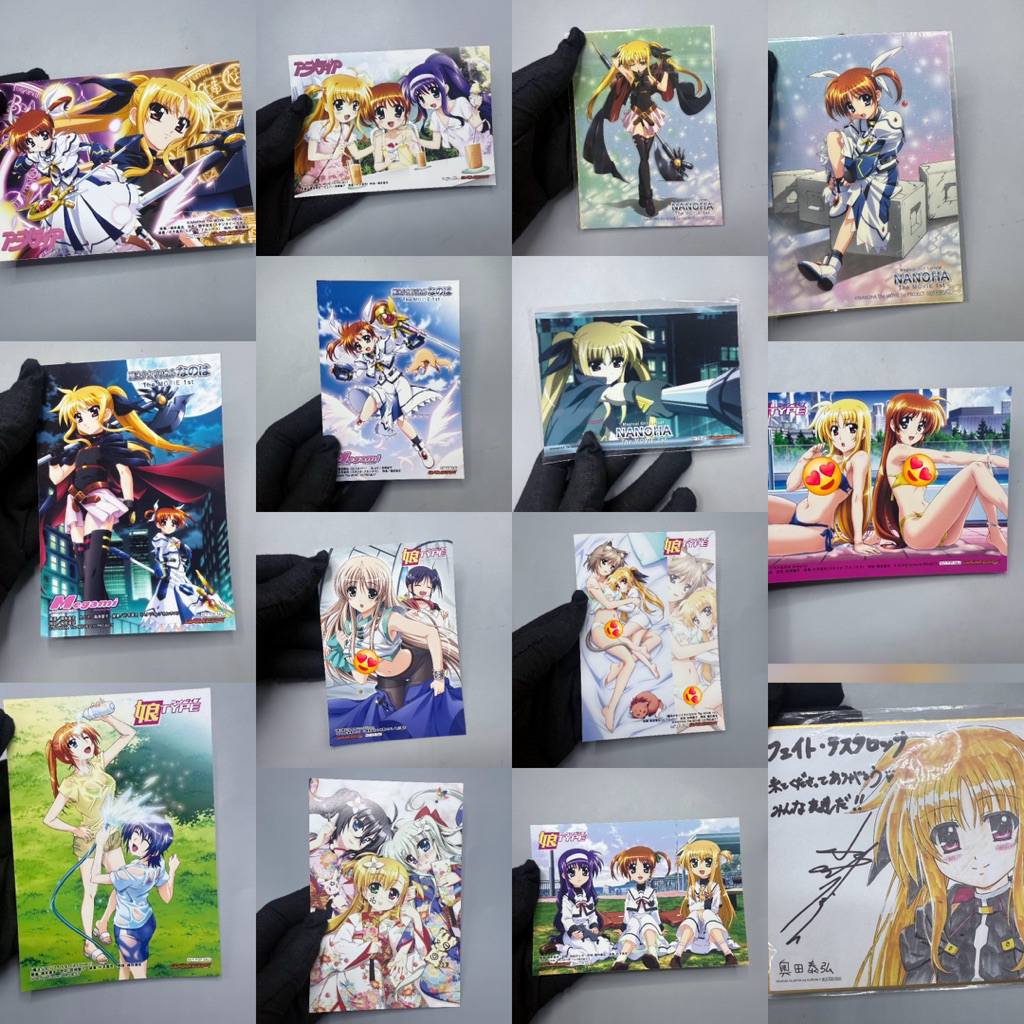 (พร้อมส่ง/แท้ ✅️) ของสะสม อนิเมะ สาวน้อยจอมเวท นาโนฮะ magical girls lyrical nanoha goods fate testar