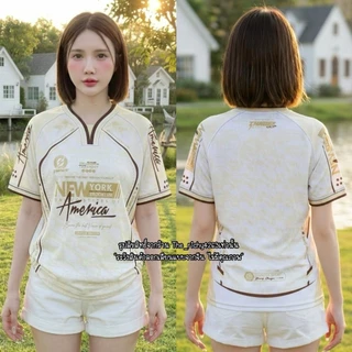 เสื้อกีฬาสายแฟ สวยไม่กลัวเหงื่อ ดีไซน์ทันสมัย + ผ้าระบายอากาศอย่างดี