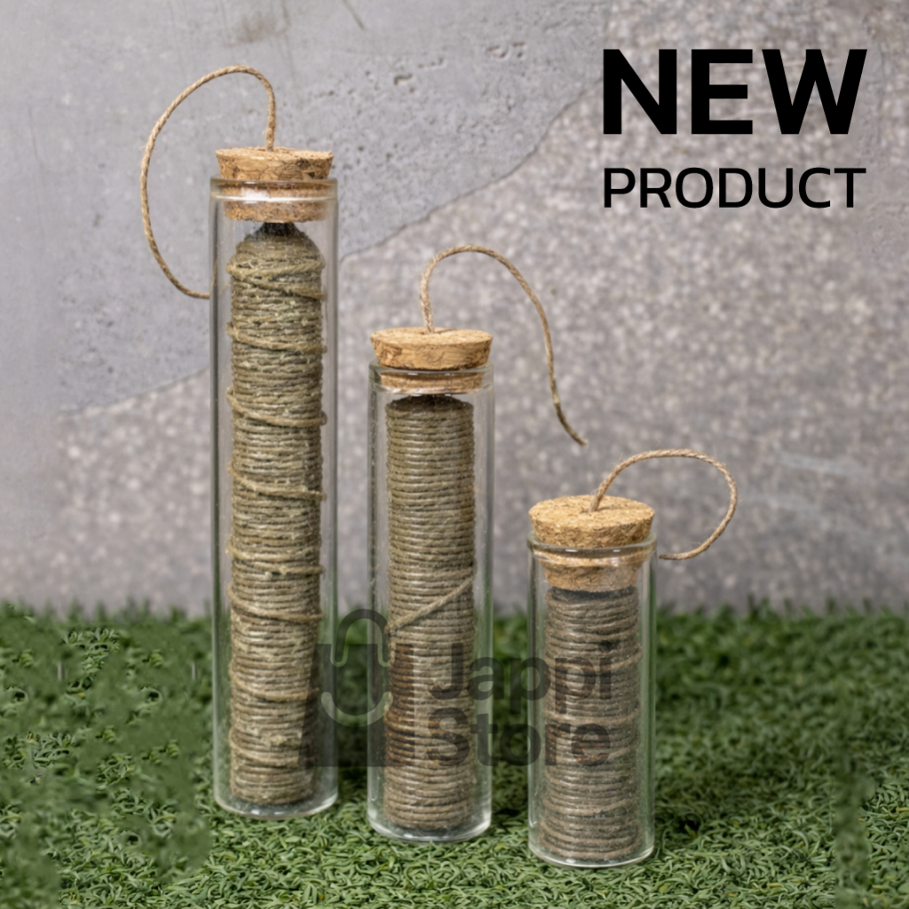 เชือกขี้ผึ้งจุดไฟได้ แบบแก้ว Organic 100% Hemp wick (เชือกกัญชงธรรมชาติ) 7เมตร 10 เมตร 15 เมตร