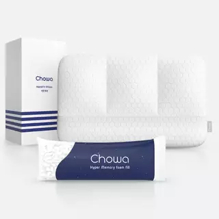 Chowa หมอน NeckFit หมอนสุขภาพแก้ปวดคอ ปรับระดับได้ 4 โซน วัสดุไฮเปอร์เมมโมรี่โฟม นอนสบายทุกคืน