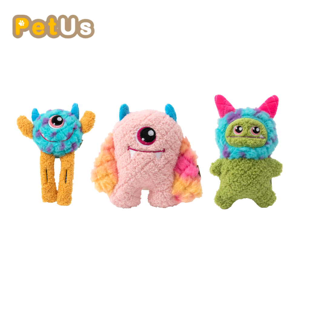 ของเล่นสุนัข ตุ๊กตาสุนัขมีเสียง ของเล่นสัตว์เลี้ยง ดีไซน์น่ารัก น้ำหนักเบา พกพาง่าย ช่วยลดความเครียด