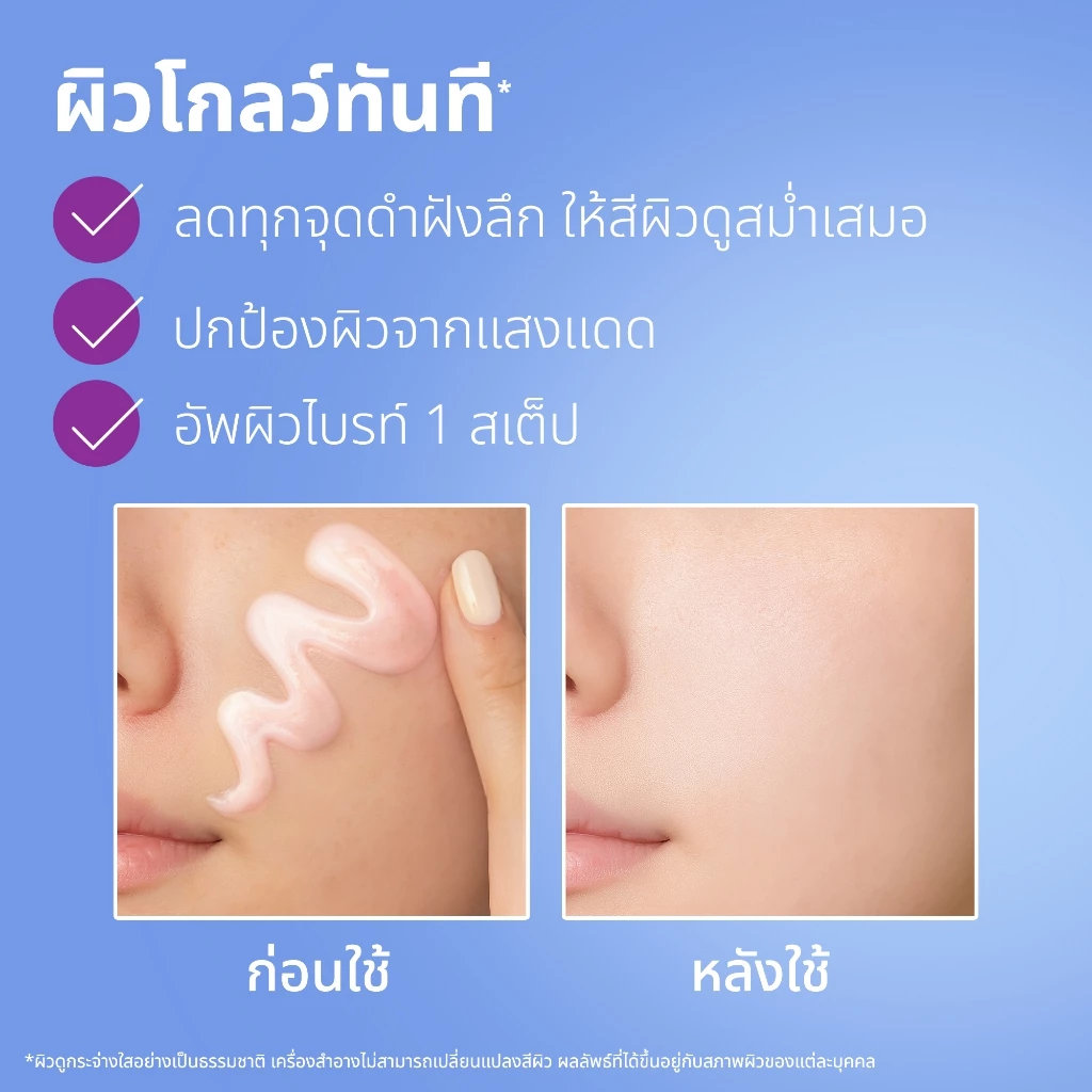 [ใหม่!! ขนาดพกพา]นีเวีย ลูมินัส630 สกิน โกลว์ อินสแตนท์ โกลว์ เดลี่ ฟลูอิด เอสพีเอฟ50+ 7 มล.x6 NIVEA thumbnail 4