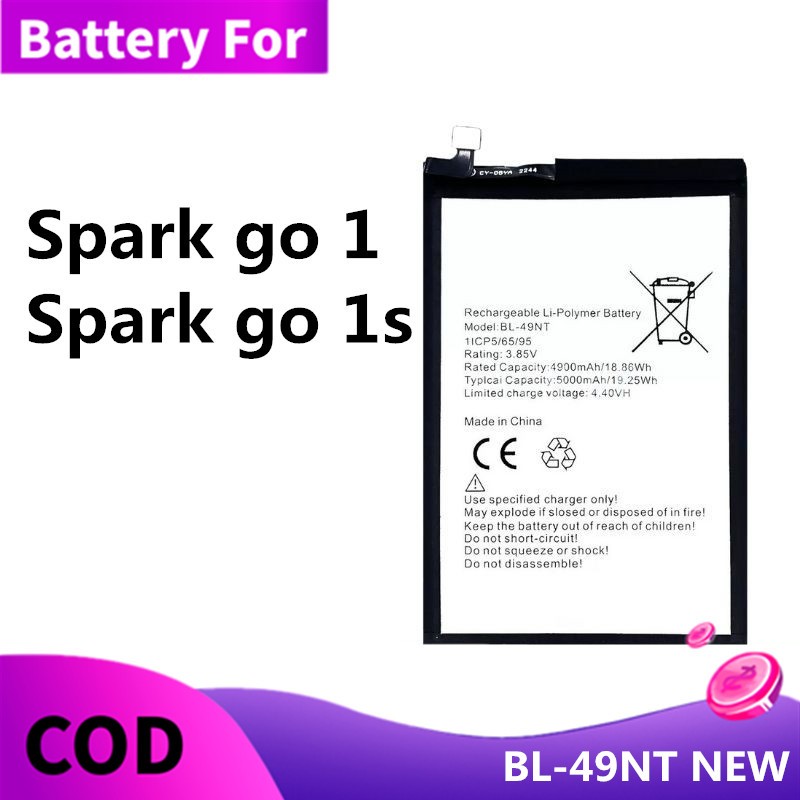 แบตเตอรี่ Battery for TECNO Spark 7 / Spark 7T แบต BL-58CT